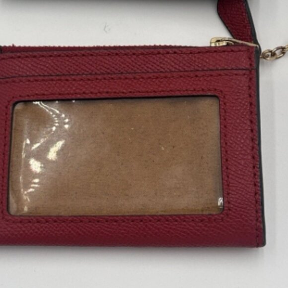 Coach Mini Skinny ID Case Wallet in Red OR Black/brown Pick 1 - Picture 9 of 10